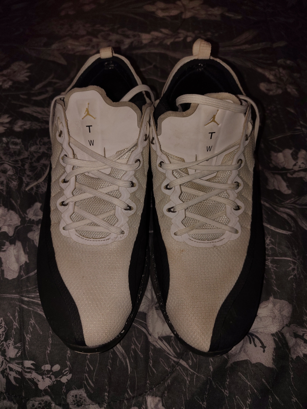Jordan TW Men’s White and Black Basketball Shoes